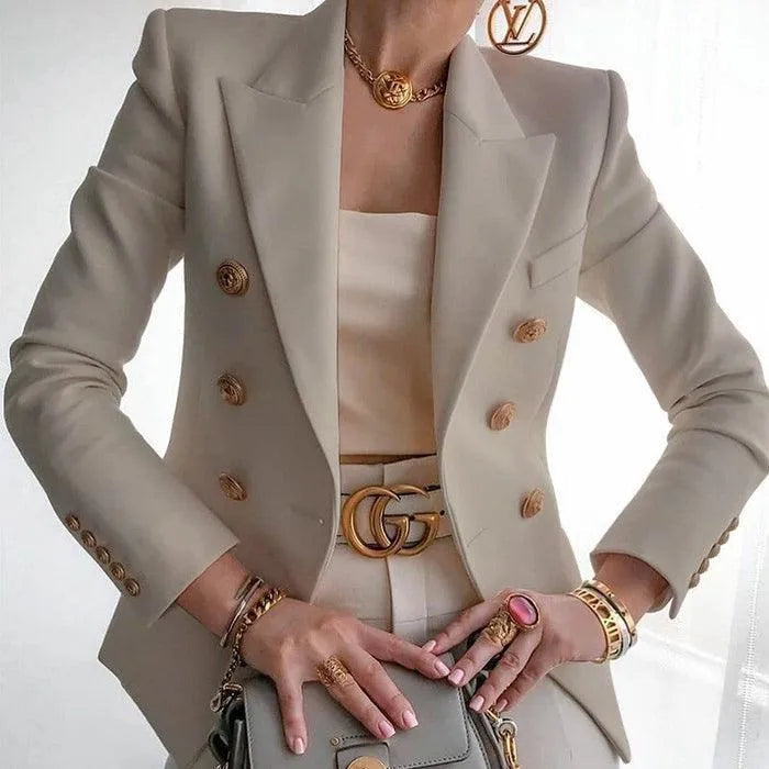 Krohn-e | Blazer Komfortabel Elegant Hochwertige Materialien Perfekt für Geschäft und Abendveranstaltungen