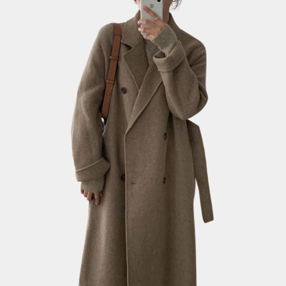 Elegantes, wärmendes langes Wintermäntel für Damen