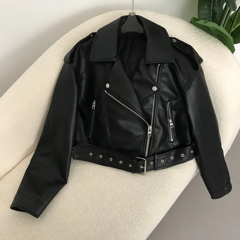 Krohn-e | elegante Lederjacke für den Frühling