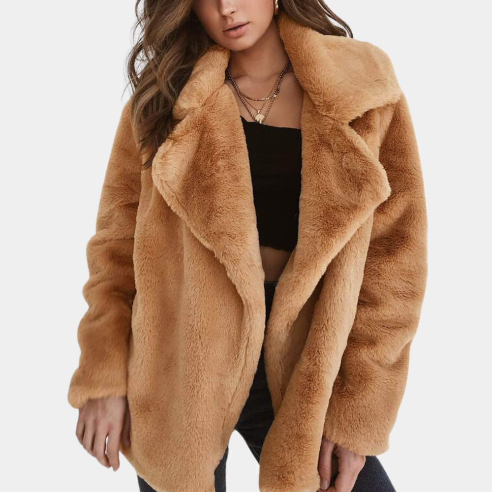 Krohn-e | Warmer Teddy Winterjacke für Damen