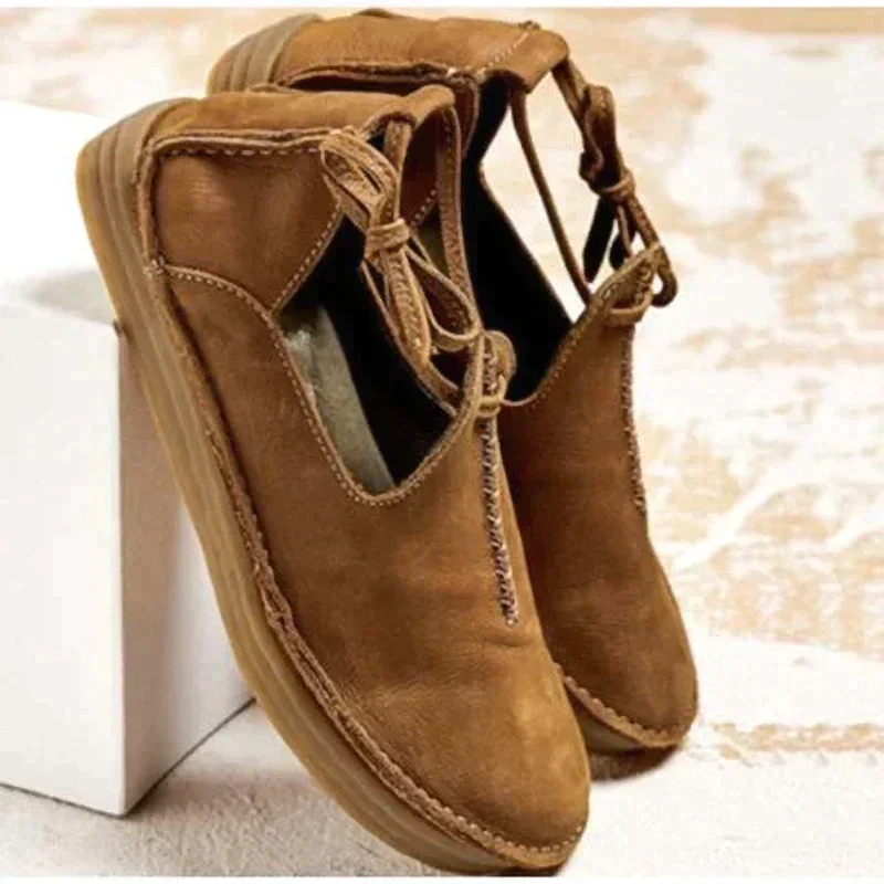 Herbstliche Damen Lederschuhe in Premium-Qualität