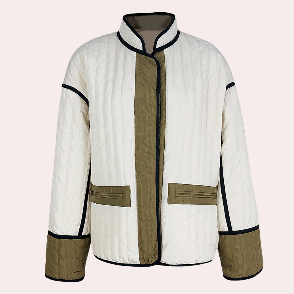 Krohn-e | Elegante Texturierte Herbstjacke für Damen