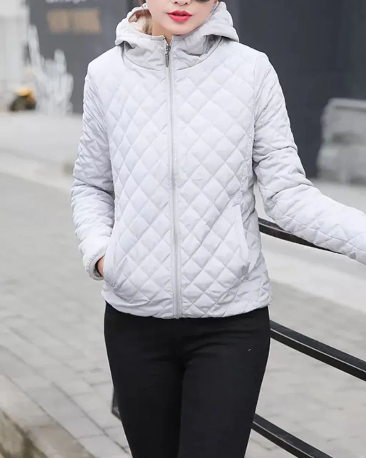 Stylishe, warme Damenjacke Ellia