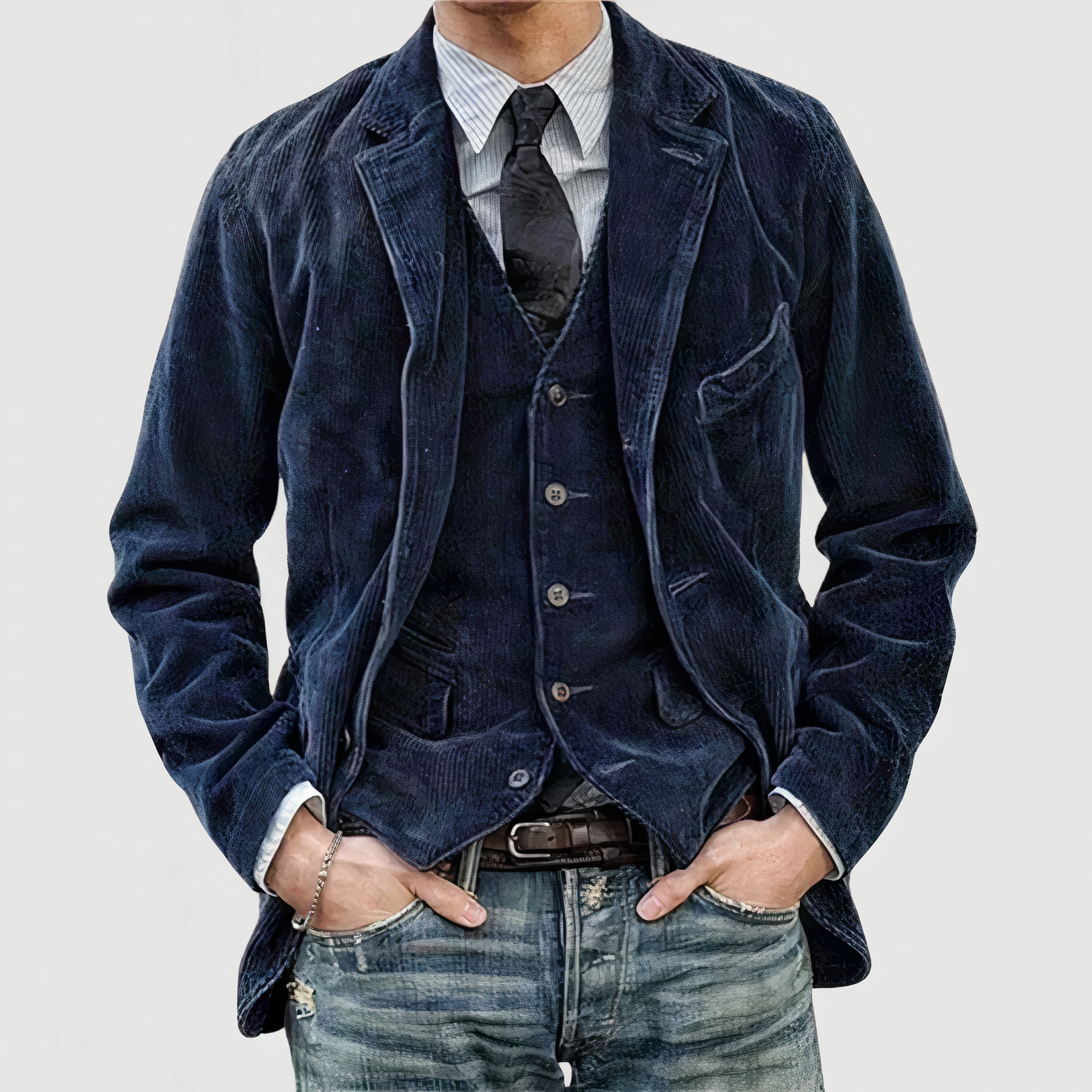 Krohn-e | Lässige Cordjacket