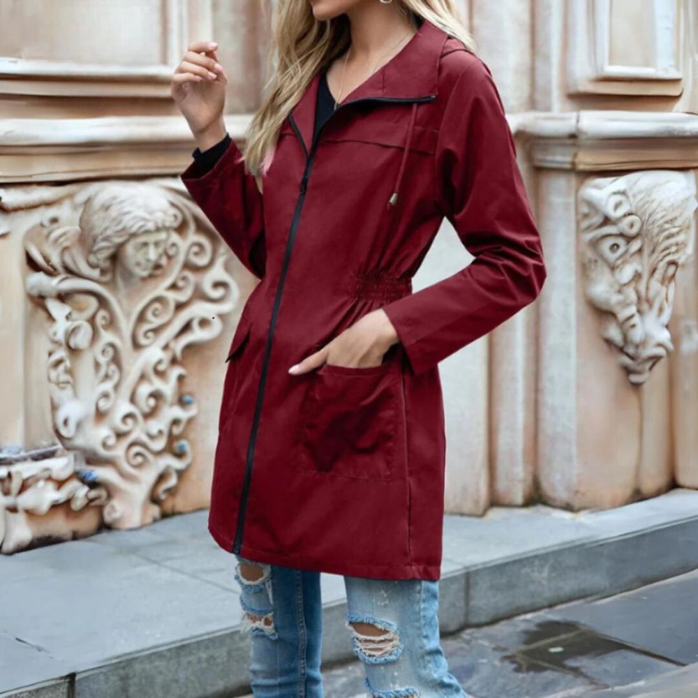 Elegantes Damen-Windbreaker-Mantel - Elsa