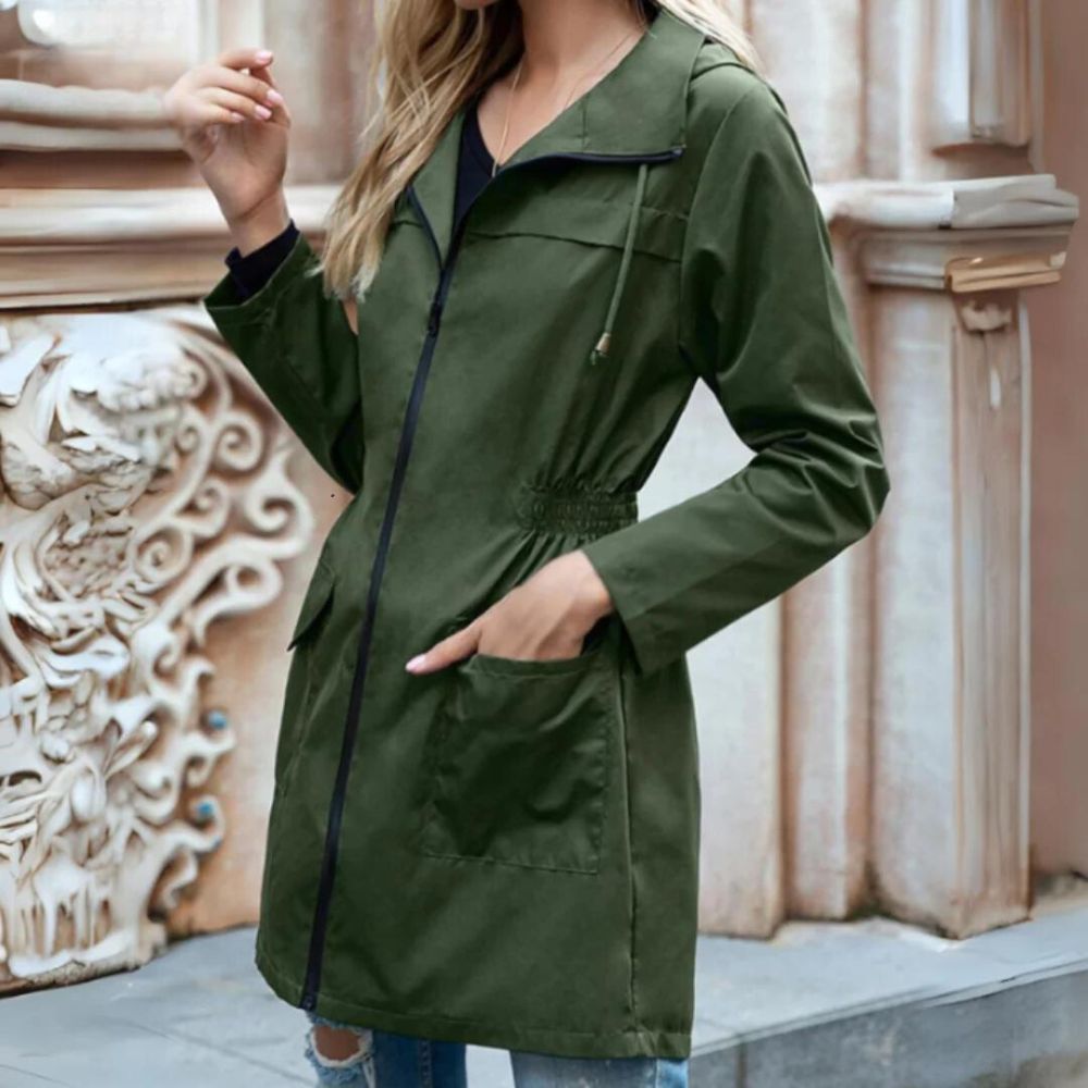 Elegantes Damen-Windbreaker-Mantel - Elsa