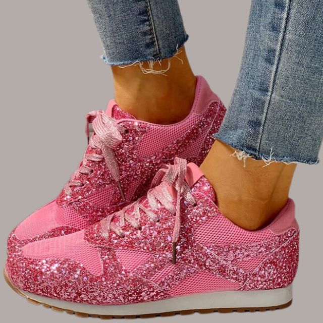 Moderne, glitzernde Sneaker - Emiko