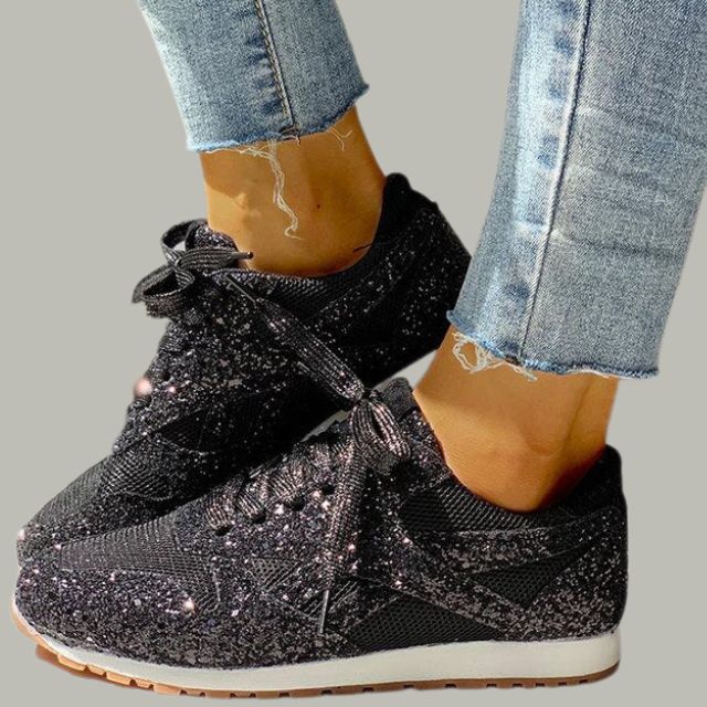 Moderne, glitzernde Sneaker - Emiko