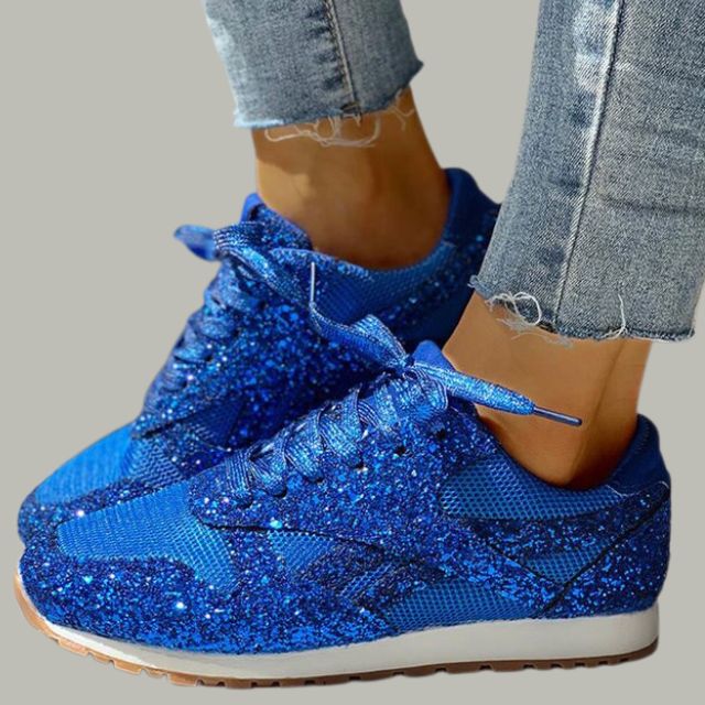 Moderne, glitzernde Sneaker - Emiko