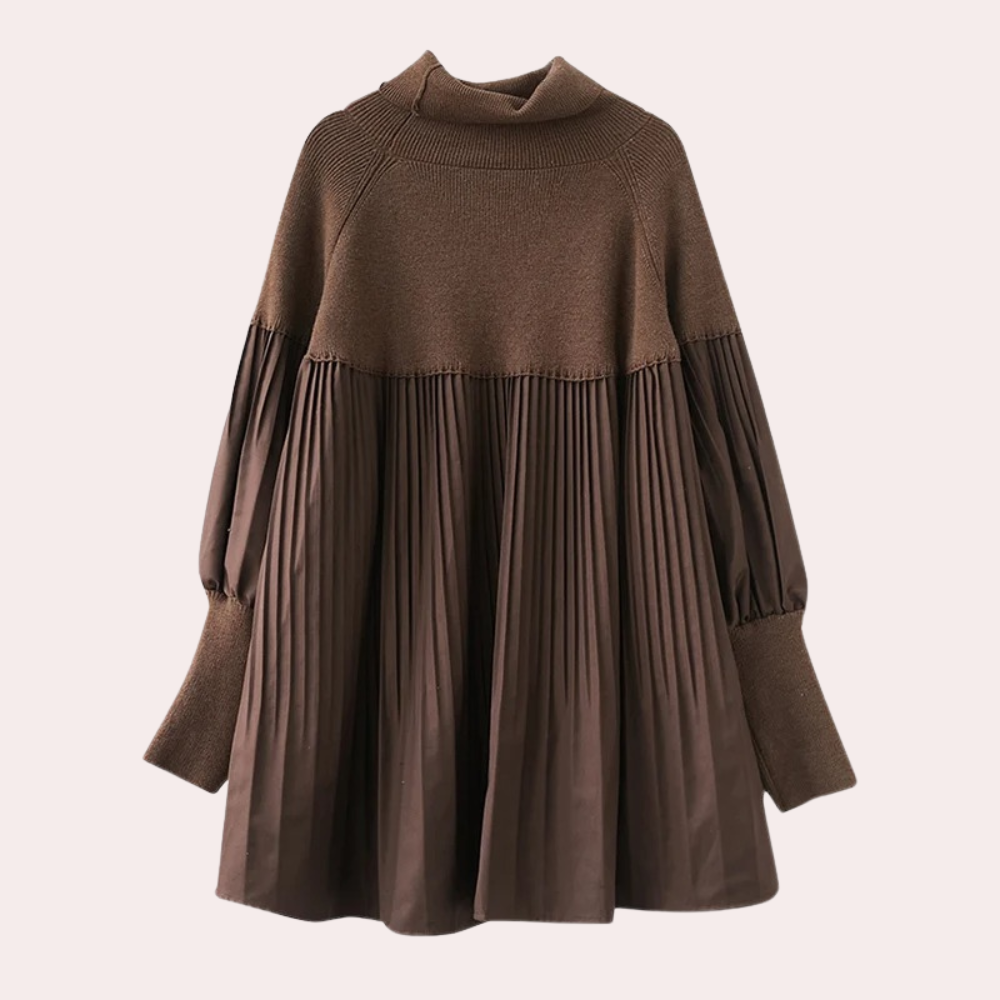 Luxuriöser Damen-Pullover aus Plissee mit höchstem Tragekomfort