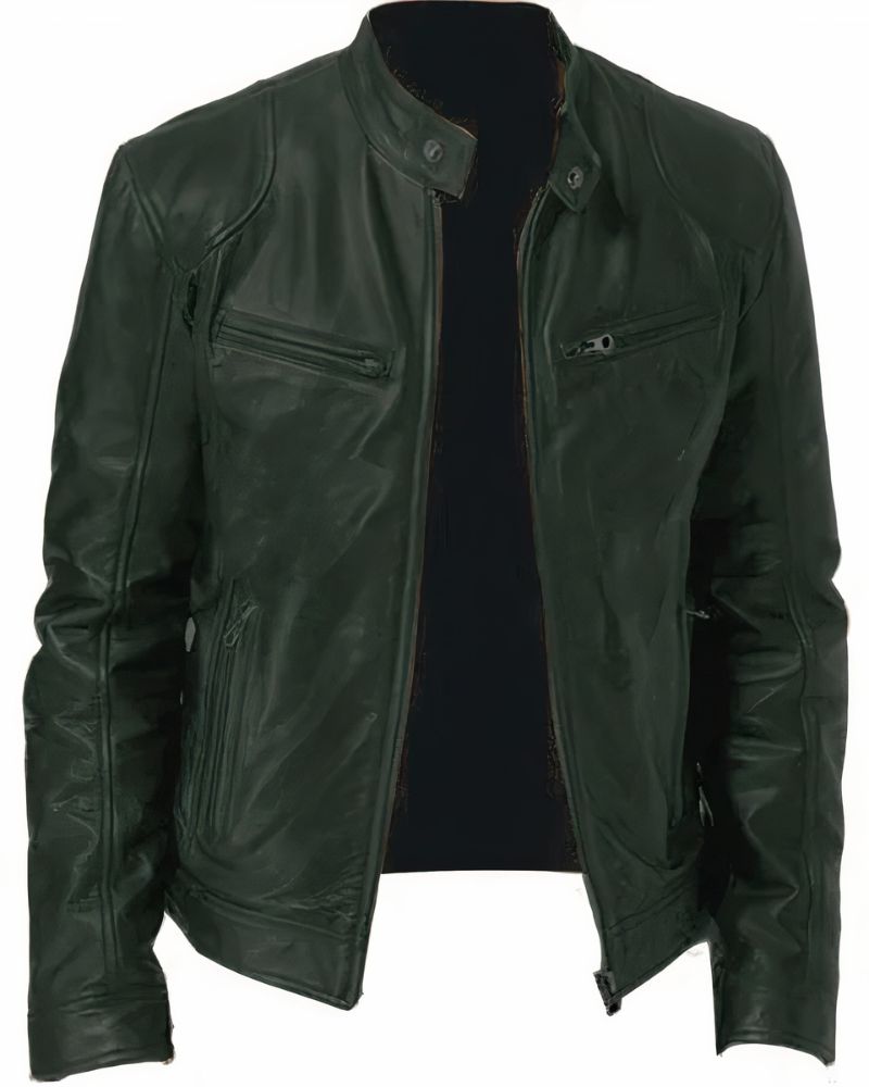 Herren Leder Motorradjacke - Erwan