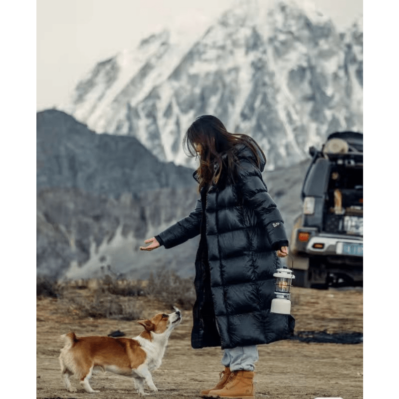 Krohn-e | Warme, wasserdichte Daunen-Winterjacke für Damen