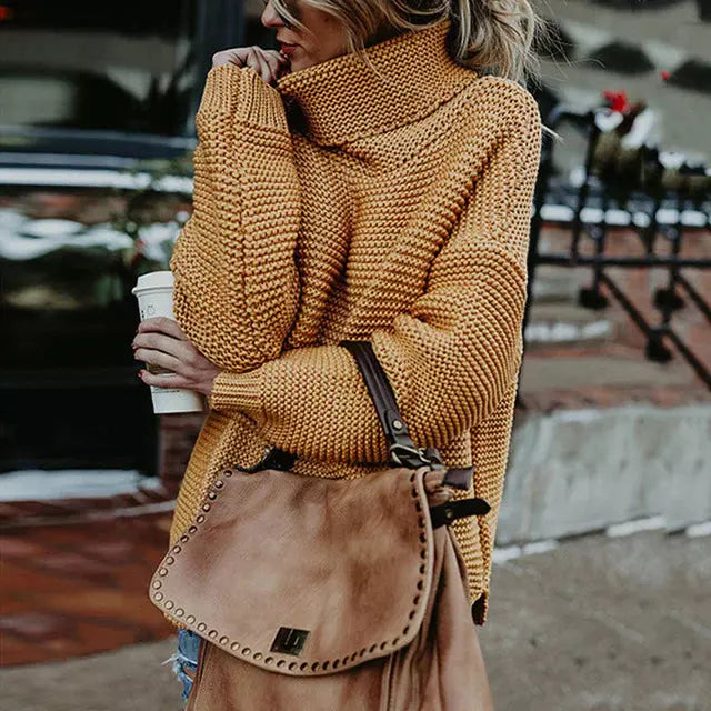 Krohn-e | Klassischer Rollkragenpullover Aus Strick