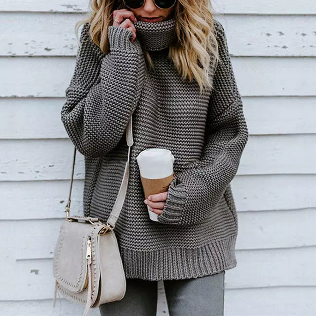 Krohn-e | Klassischer Rollkragenpullover Aus Strick