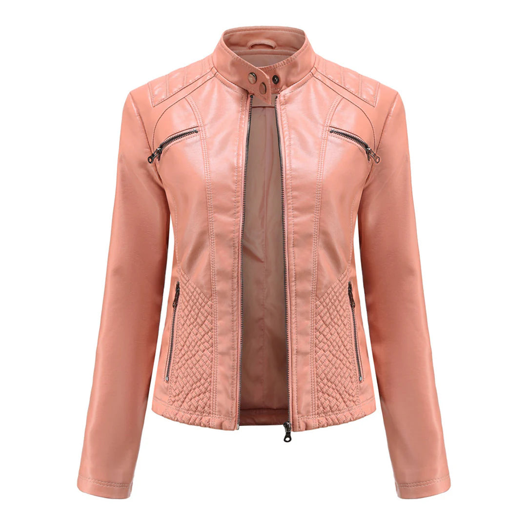 Krohn-e | Kunstleder Damenjacke