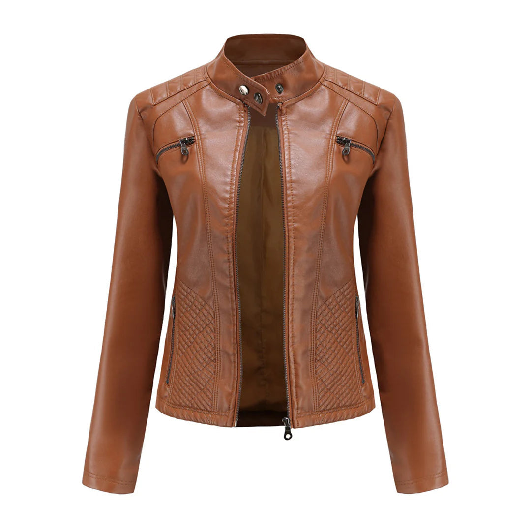 Krohn-e | Kunstleder Damenjacke