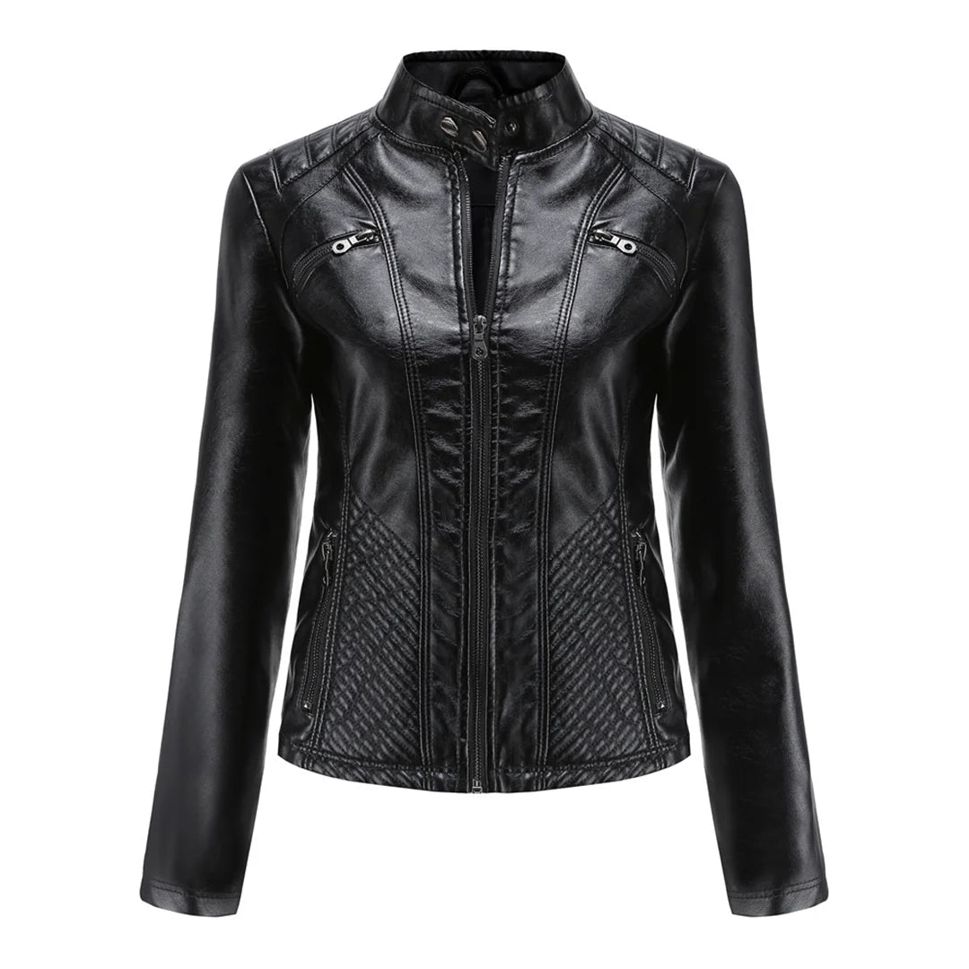 Krohn-e | Kunstleder Damenjacke