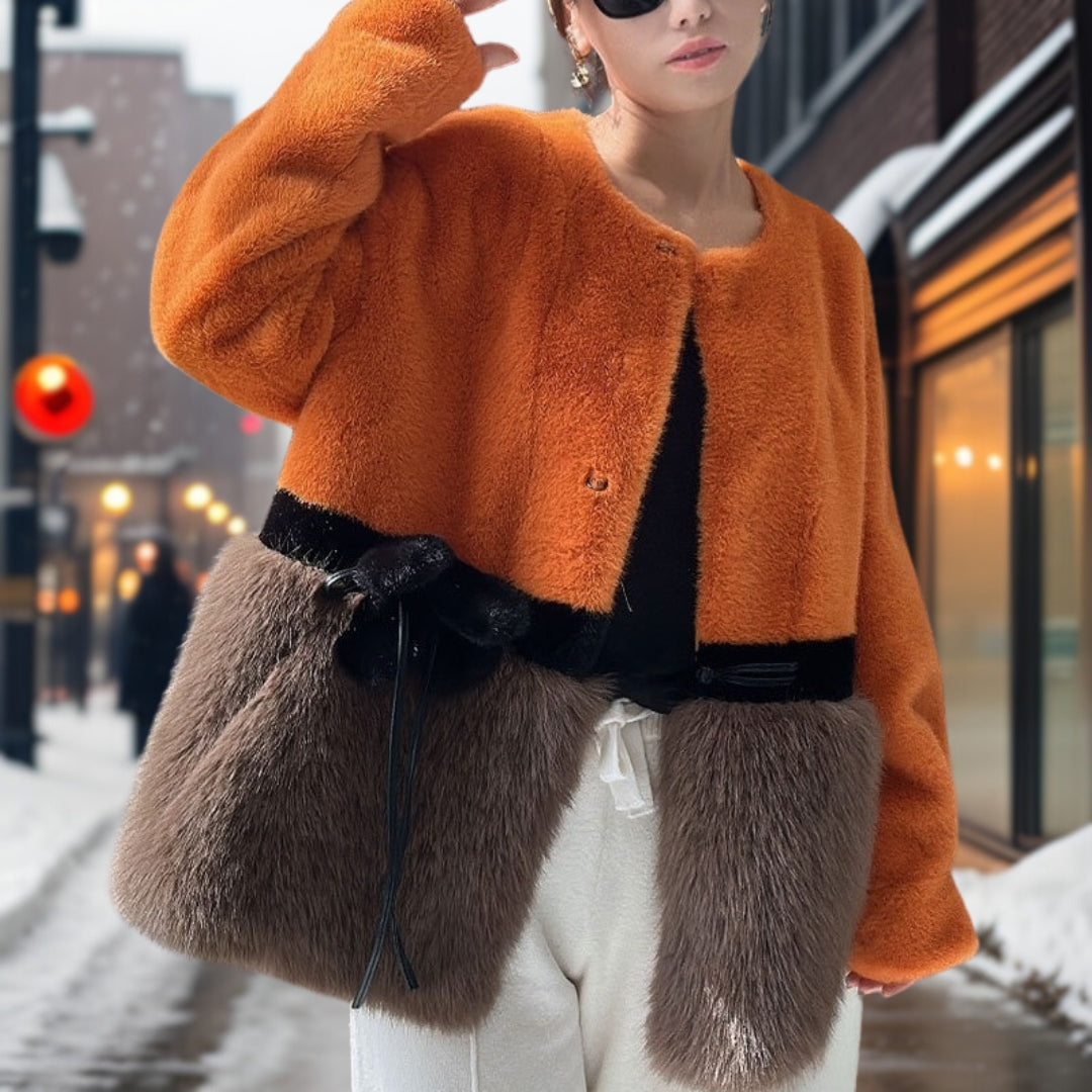 Krohn-e | May kurzer, warmer und trendiger Mantel