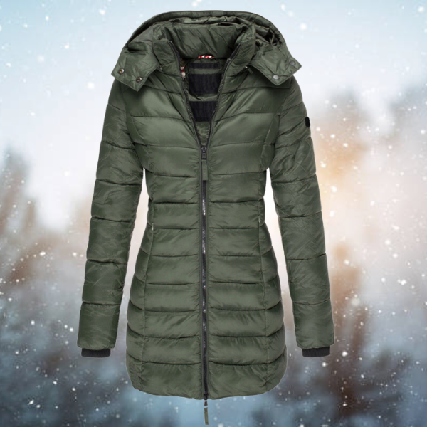 Krohn-e | Mantel mit Kapuze für Damen - Winter