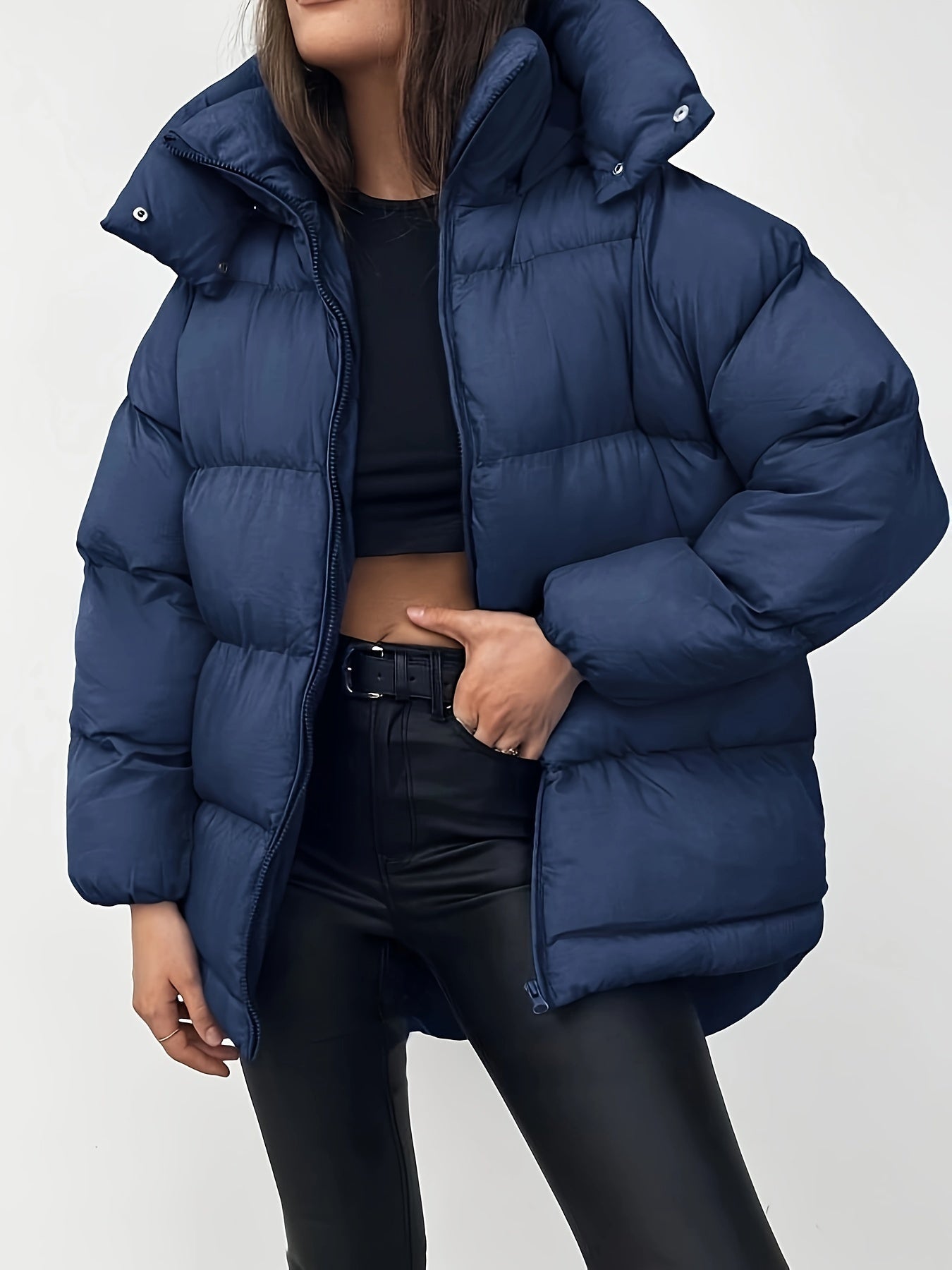 Krohn-e | Gemütliche Stilvolle Kurze Pufferjacke für Damen Warm und Vielseitig