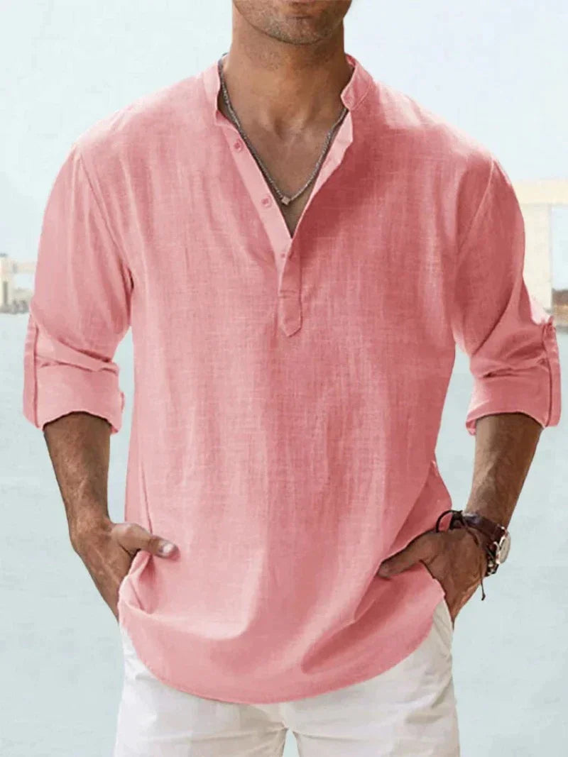 Mavrick Linen Shirt: Old Money Style