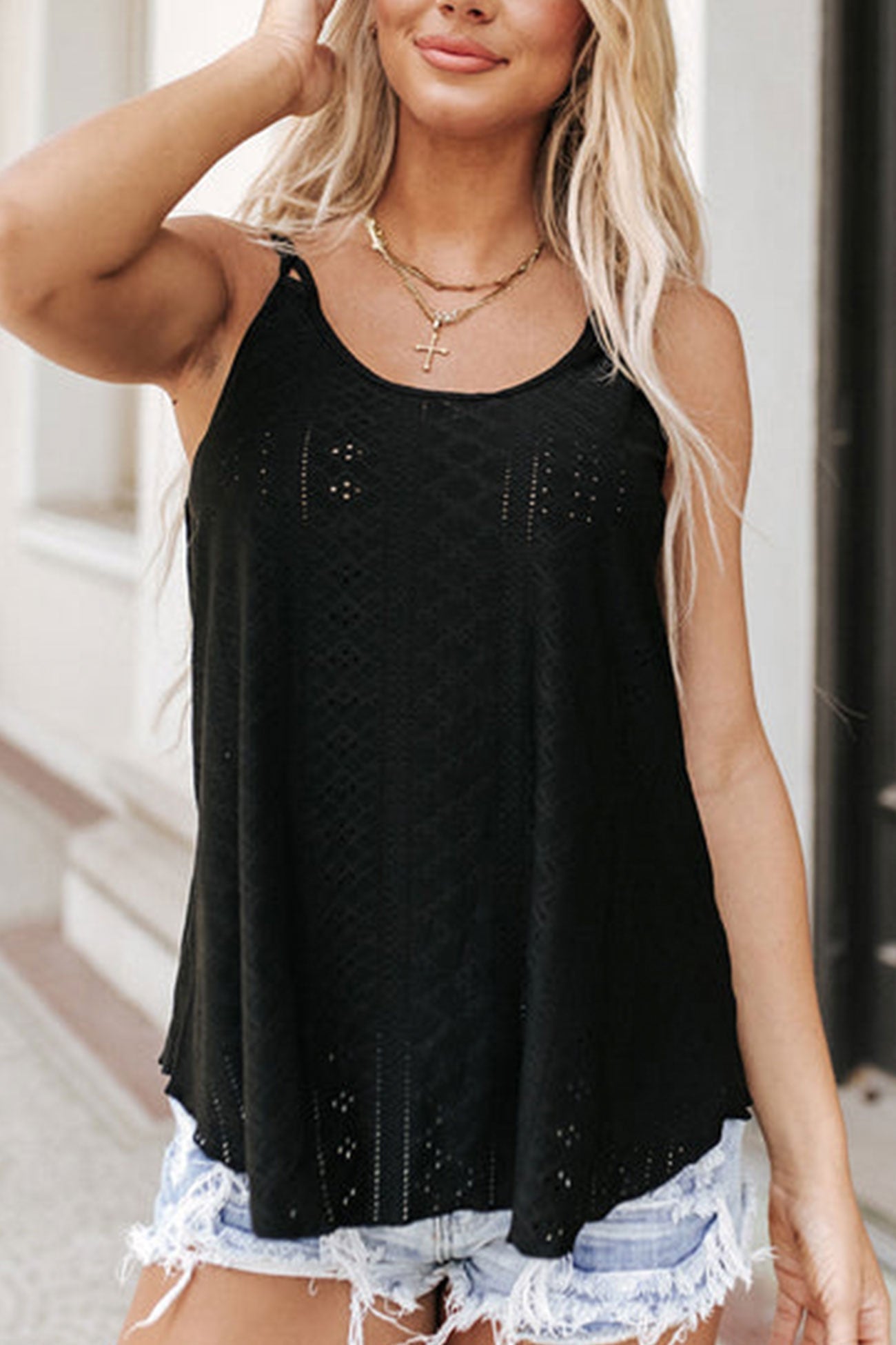 Strapless Tank Top by Fudus, Round Neck