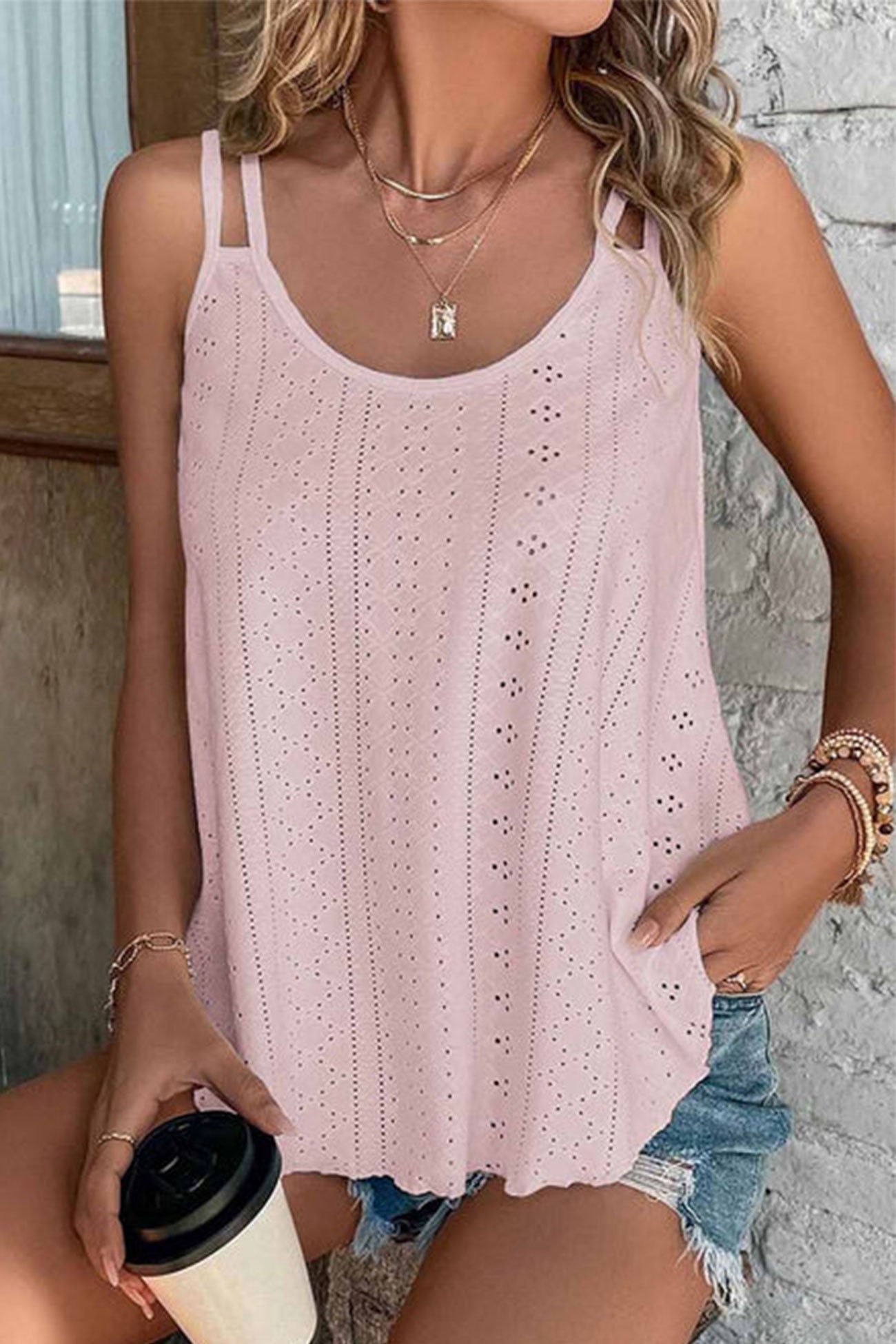 Strapless Tank Top by Fudus, Round Neck