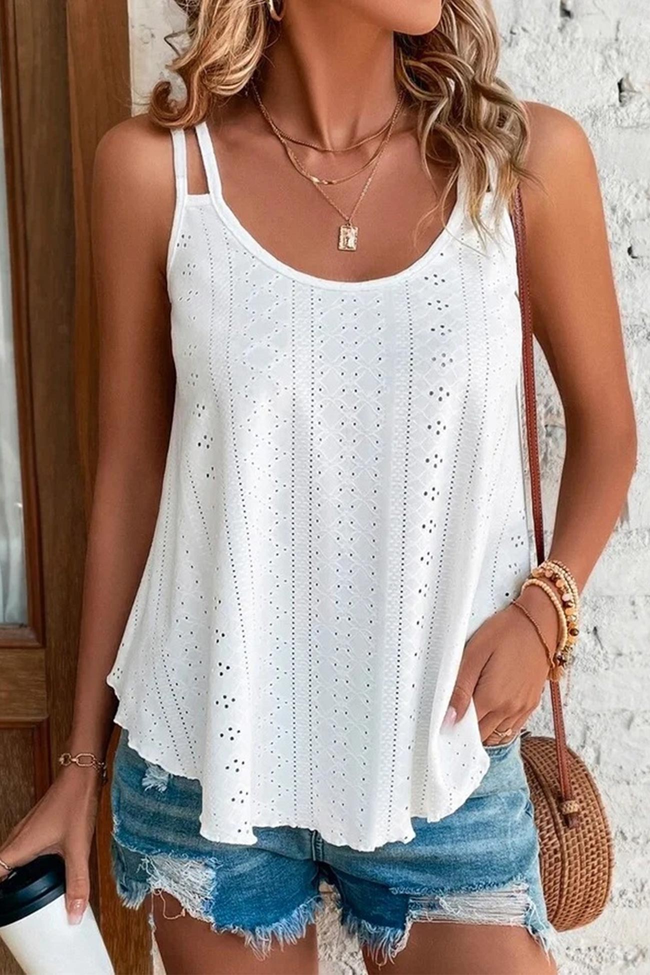 Strapless Tank Top by Fudus, Round Neck