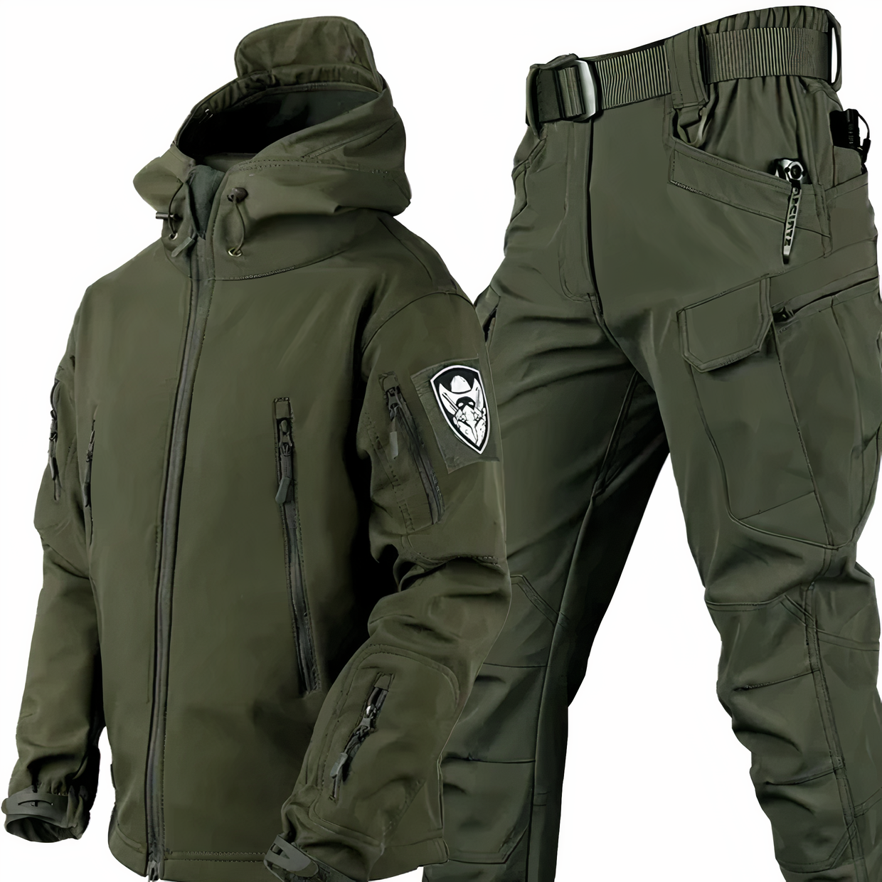Krohn-e | Militärjacke und Hose Set