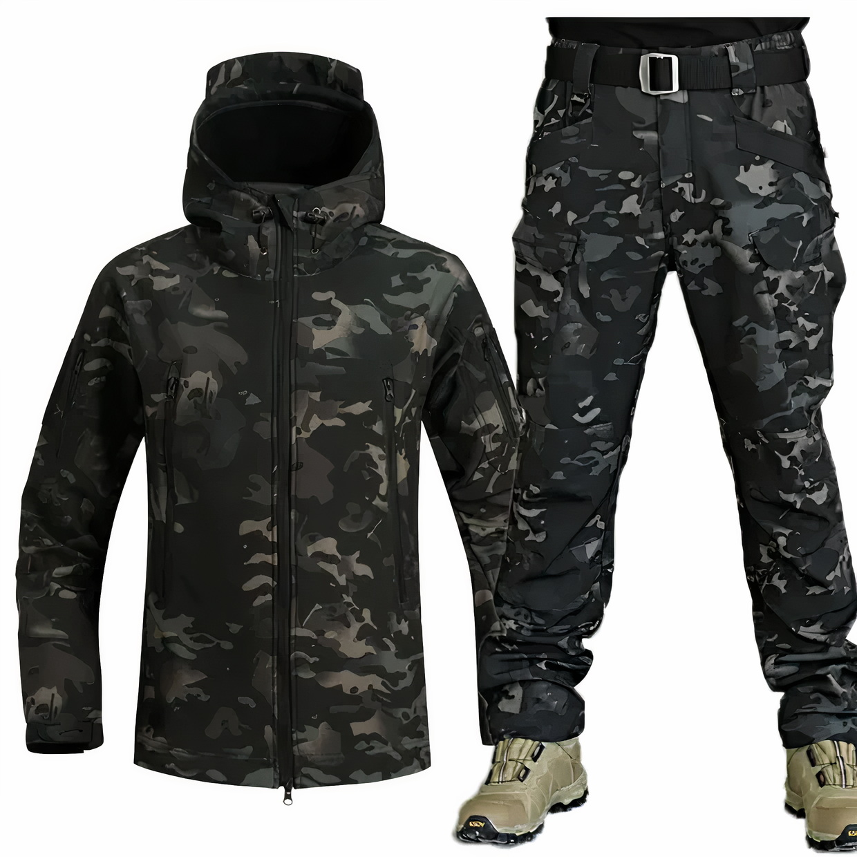 Krohn-e | Militärjacke und Hose Set