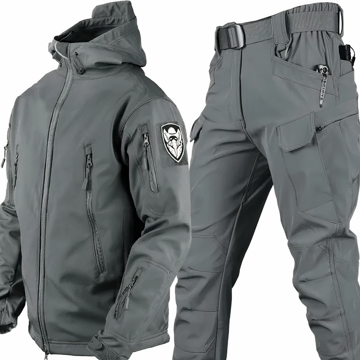 Krohn-e | Militärjacke und Hose Set