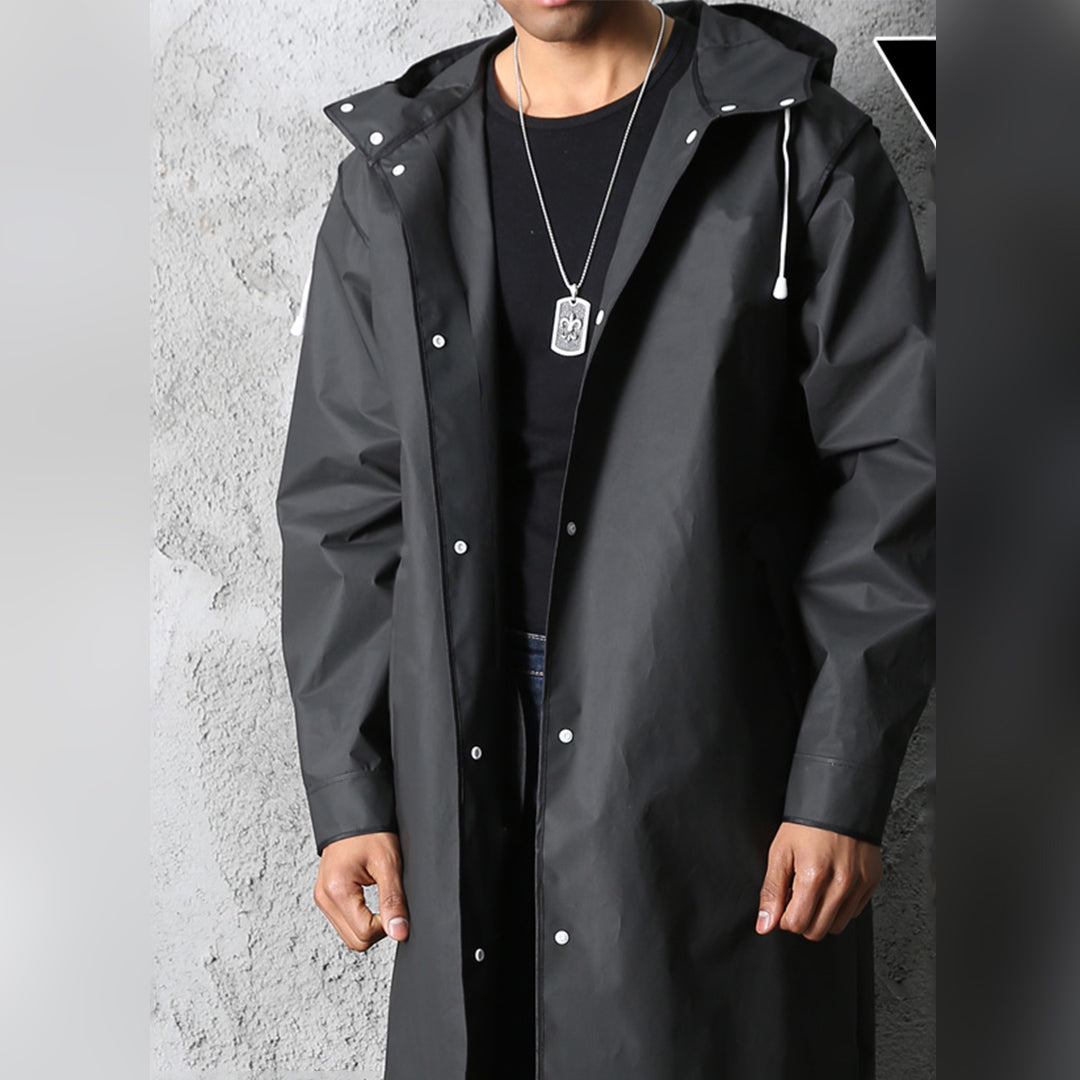 Krohn-e | Herren Regenjacke mit Kapuze