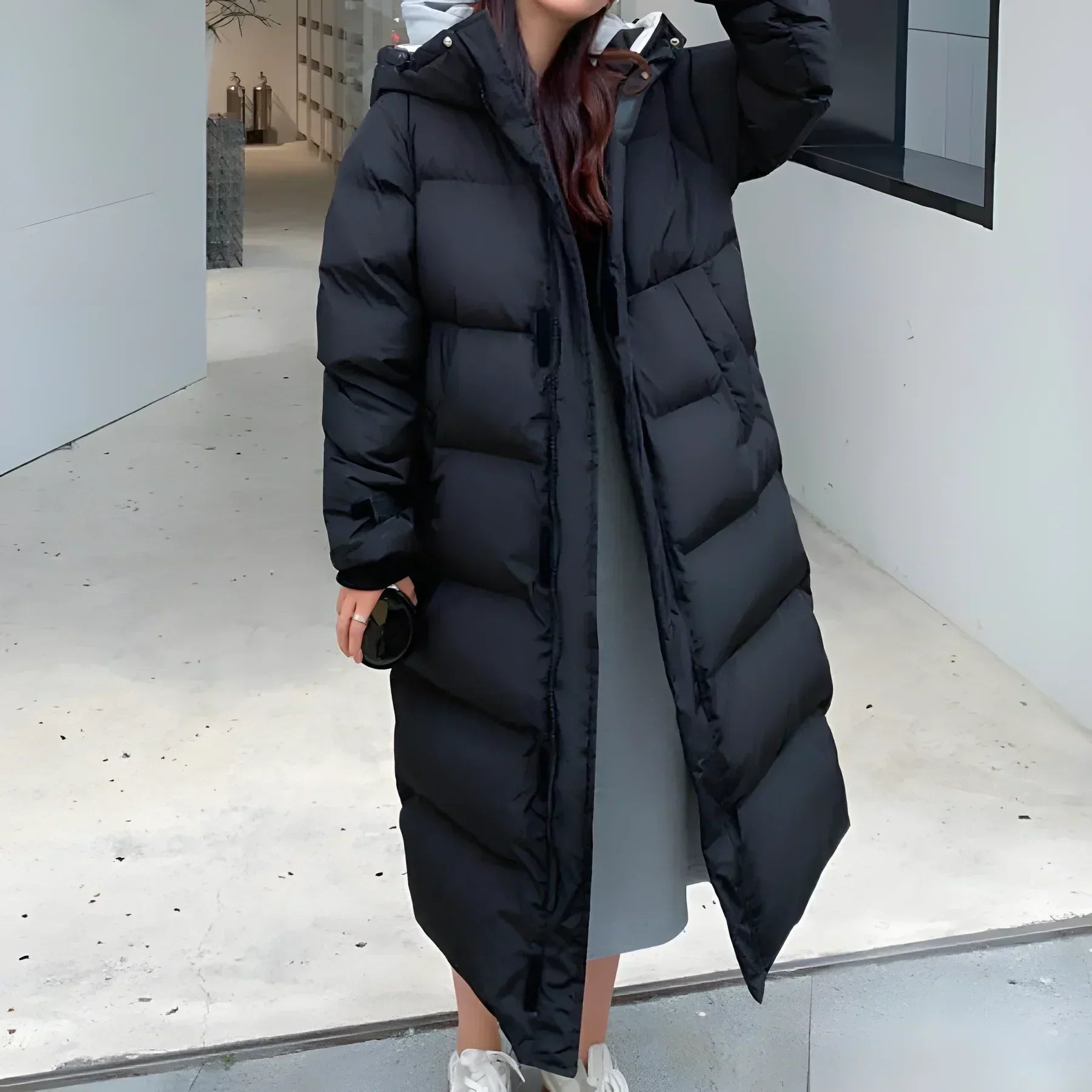 Krohn-e | Lange wasserdichte und winddichte Jacke