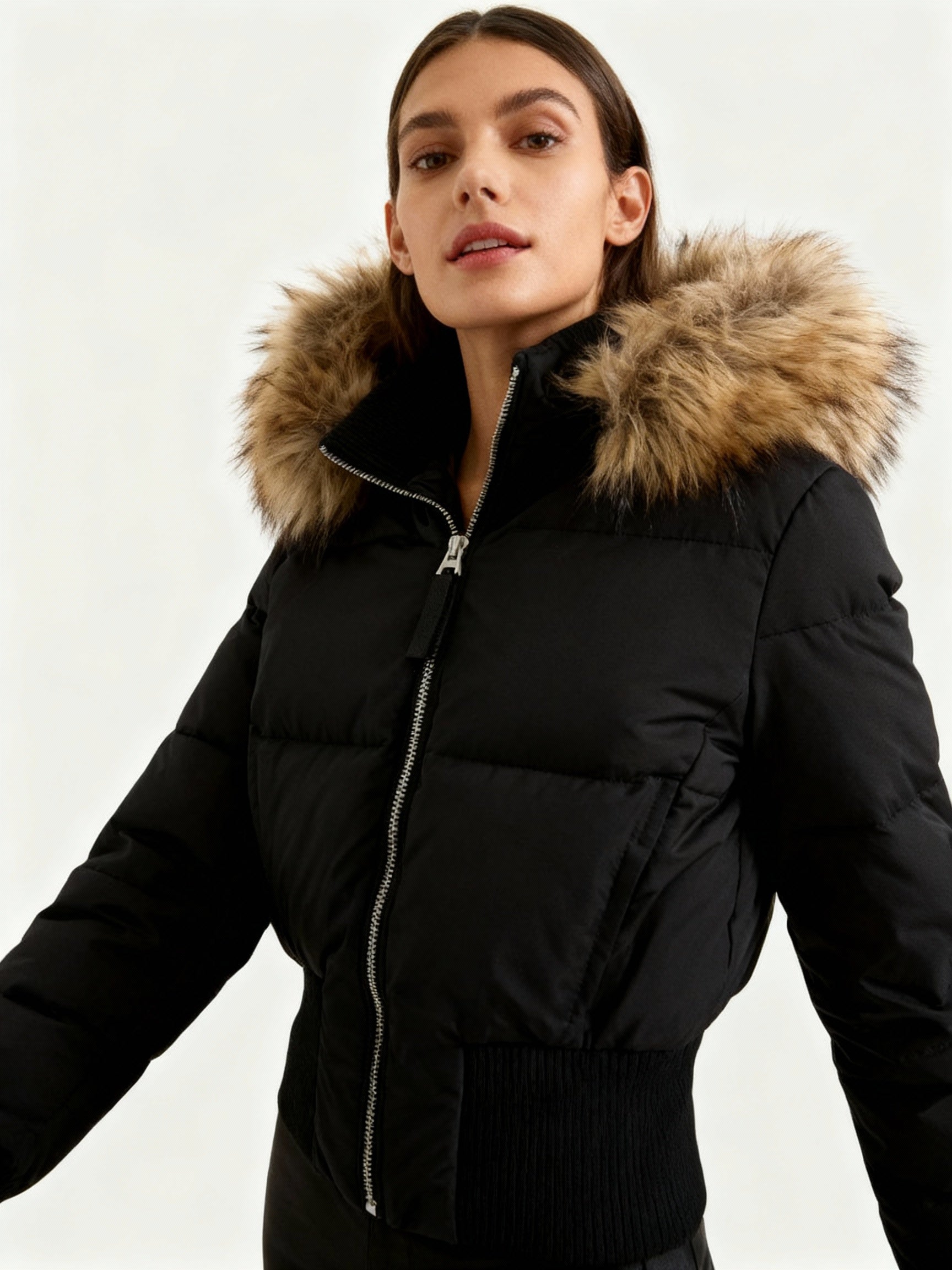 Damen Gestepptes Winterjacke – Warm, Leicht & Mit Abnehmbarer Kapuze | Krohn-e