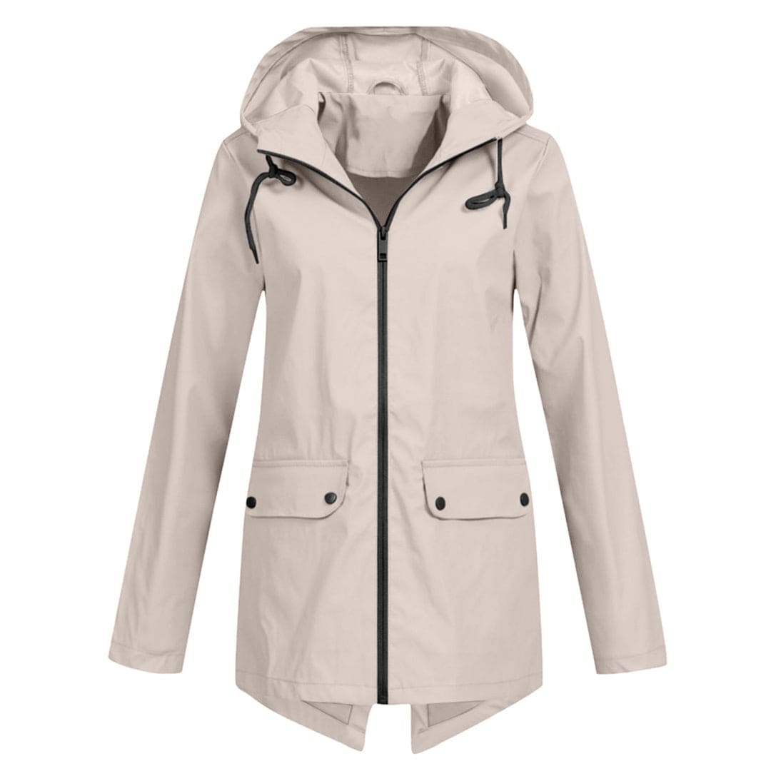 Krohn-e | Damen wasserdichte Jacke mit Kapuze