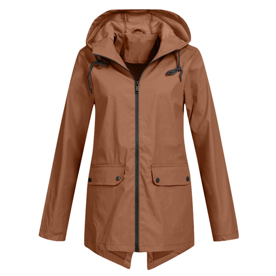 Krohn-e | Damen wasserdichte Jacke mit Kapuze