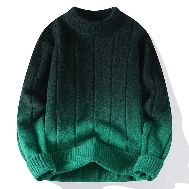 Strickpullover für Herren mit Farbverlauf