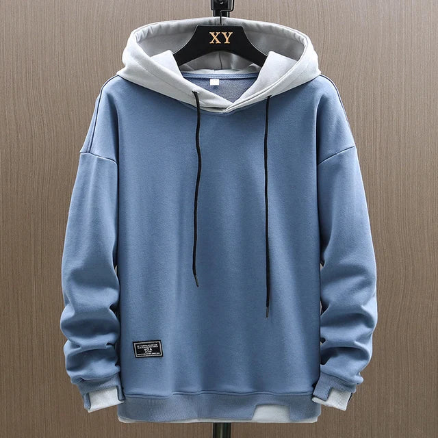 Herren-Hoodie mit Taschen im klassischen Stil
