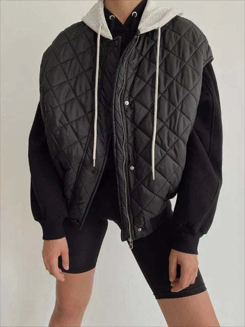 Krohn-e | Stylische Gepolsterte Kapuzenweste