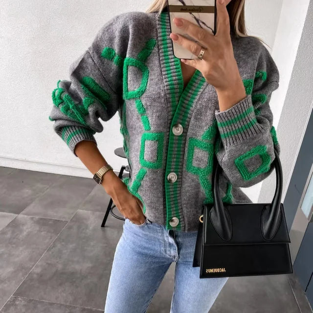 Krohn-e | Knopfverschluss Pullover