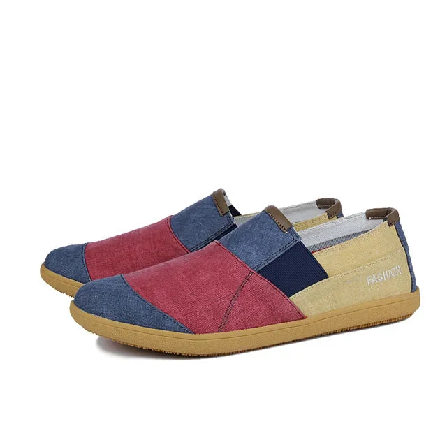 Neue Herren Loafers: Sommer-Flachschuhe im Farb-Mix