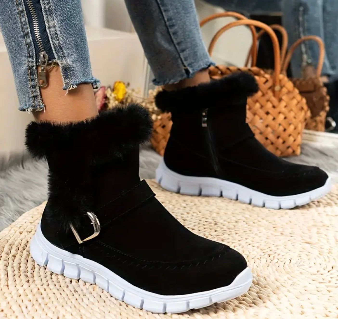 Krohn-e | Stiefelette mit Kuscheligem Futter für Frauen
