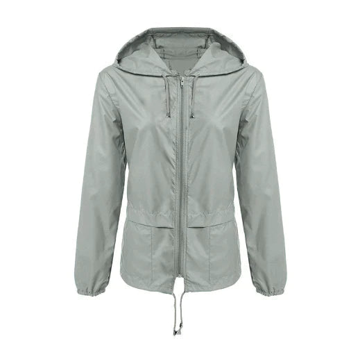 Krohn-e | Lässig Midilange mit Reißverschluss und Kapuze für Frauen Perfekt für Herbst Winter