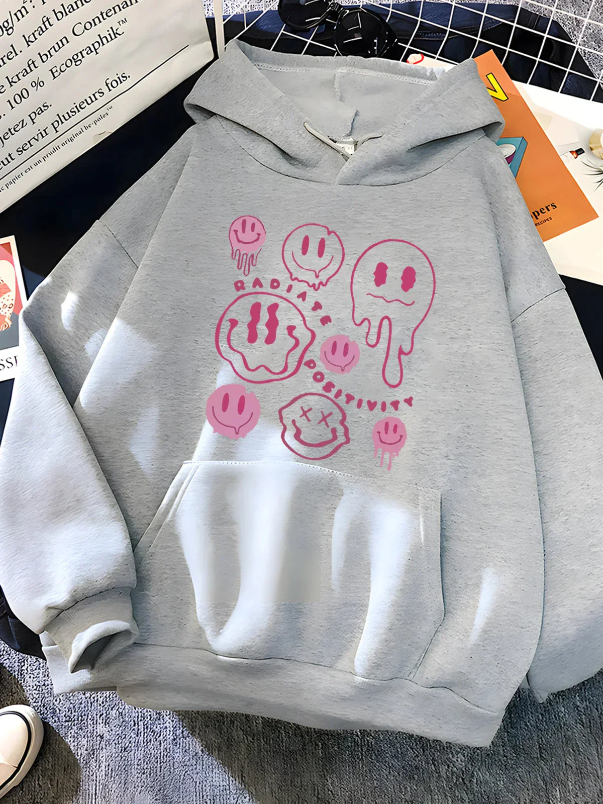 Hoodie mit lustigem Grafik-Design - Gia