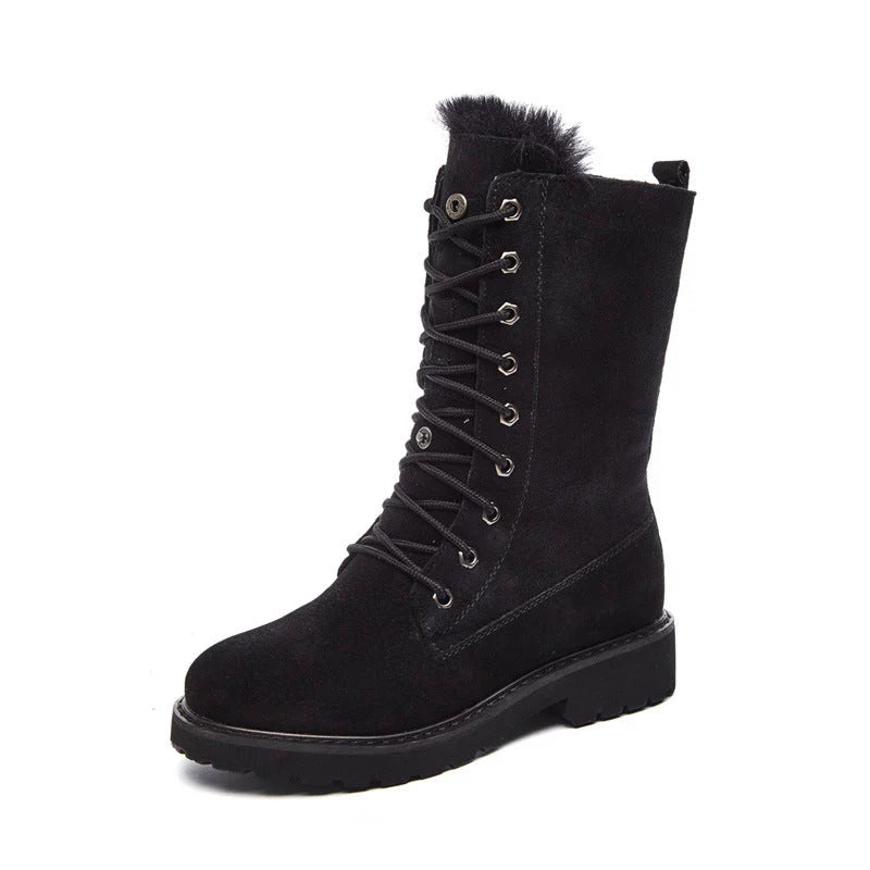 Stylishe Wildlederstiefel für Damen - Gisel