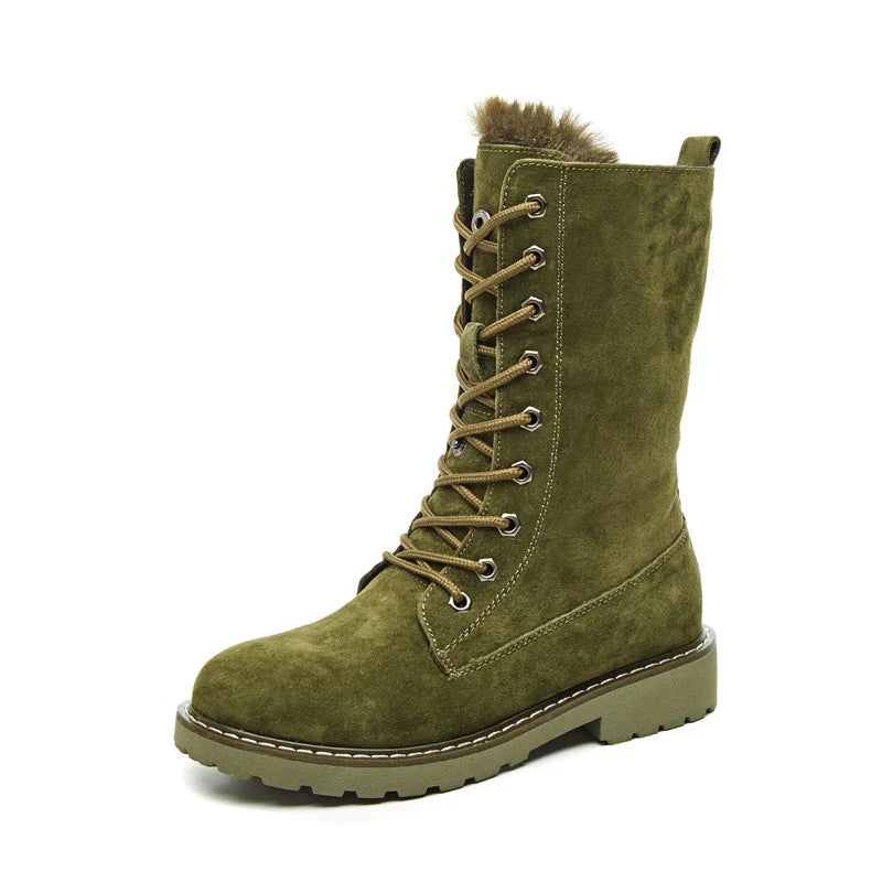Stylishe Wildlederstiefel für Damen - Gisel