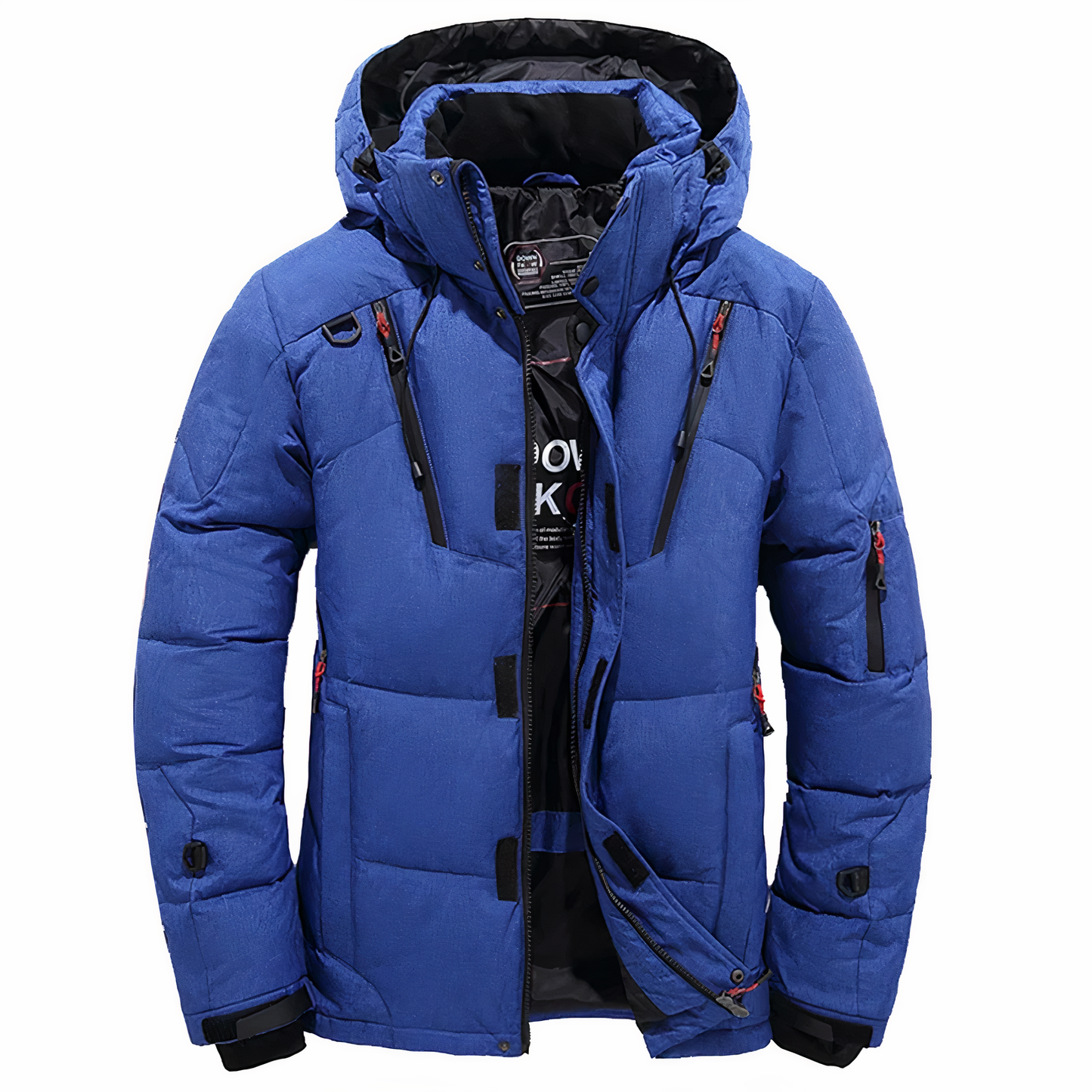 Herren Winterjacke mit abnehmbarer Kapuze - hochwertig (Goose)