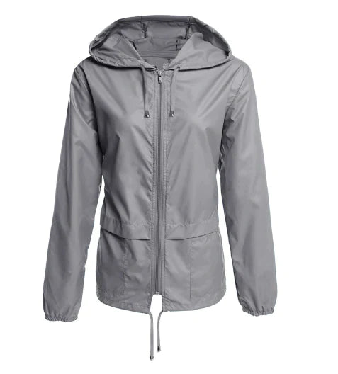 Krohn-e | Lässig Midilange mit Reißverschluss und Kapuze für Frauen Perfekt für Herbst Winter