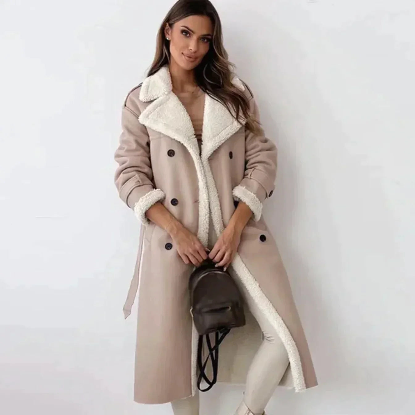 Krohn-e | Lederjacke mit Gürtel