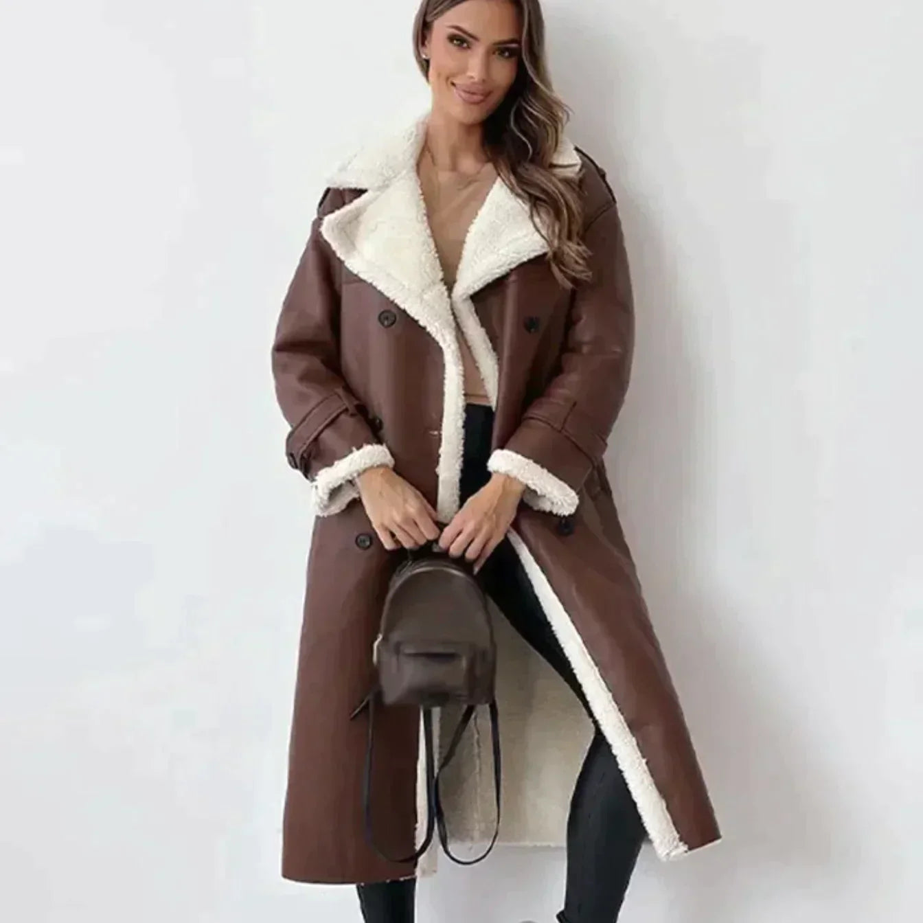 Krohn-e | Lederjacke mit Gürteln